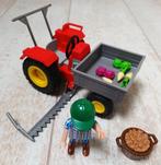 Playmobil groenteboer met trekker, Ophalen of Verzenden, Zo goed als nieuw