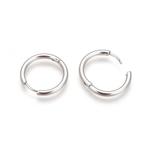 stainless steel hoops  zilver 14mm, 12mm of 16mm (per paar), Overige materialen, Hangers, Verzenden, Nieuw