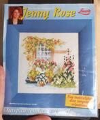 lanarte jenny rose - bloemen raam borduurpakket, Hobby en Vrije tijd, Verzenden, Nieuw, Borduurpakket