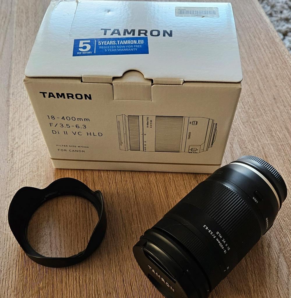 Tamron 18-400mm lens - Perfecte allround lens!, Audio, Tv en Foto, Fotografie | Lenzen en Objectieven, Ophalen, Zo goed als nieuw