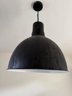 Industriële zwarte koepellamp - zo goed als nieuw!, Huis en Inrichting, Ophalen, Zo goed als nieuw, Metaal, 50 tot 75 cm