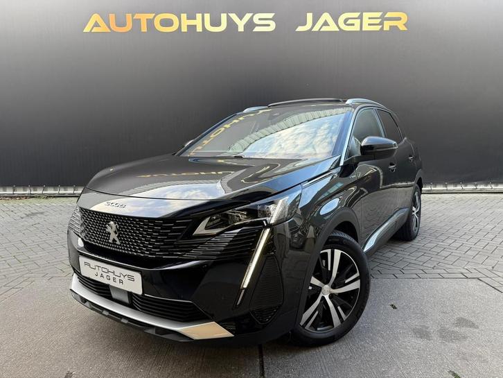 Peugeot 3008 1.6 HYbrid 225 GT Panorama Carplay Facelift Cam, Auto's, Peugeot, Bedrijf, Te koop, 360° camera, ABS, Achteruitrijcamera