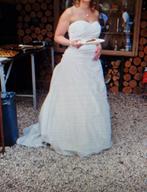 Strapless bruidsjurk Brinkman, Ophalen of Verzenden, Zo goed als nieuw, Wit, Trouwjurk