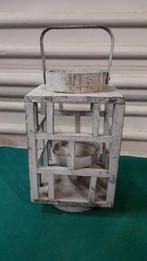 lantaarn hout grijs, Huis en Inrichting, Ophalen of Verzenden, 'T Olde Gre-j, Info@toldegrej.nl, Endepoelstraat 20f Didam