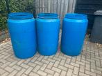Regenvat | 1 opslag ton | vaten 220 L, 150 liter of meer, Ophalen of Verzenden, Zo goed als nieuw, Kunststof