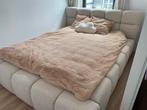 Teddy Boxspring met opbergruimte | Off white, Huis en Inrichting, Slaapkamer | Boxsprings, Ophalen, Zo goed als nieuw, Tweepersoons