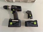 Festool schroefmachine DRC 18/4 met 2x 5,0A accu's, Ophalen, Gebruikt, Variabele snelheid, Boor- en Schroefmachine