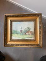 Aquarel schilderij W. in de Bazel, Antiek en Kunst, Ophalen of Verzenden