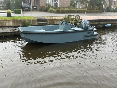 Aluminiumjon, Easy4  luxe motorboot., Watersport en Boten, Motorboten en Motorjachten, Gebruikt, Aluminium, Tot 6 meter, Buitenboordmotor