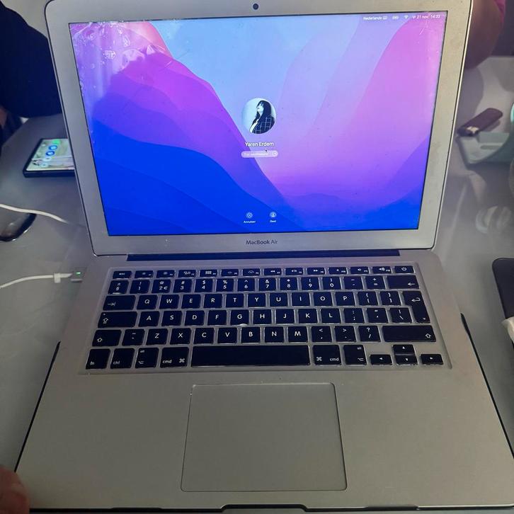 MacBook Air - Goedkoop!, Computers en Software, Apple Macbooks, Gebruikt, MacBook Air, 13 inch, Minder dan 2 Ghz, 128 GB of minder