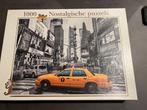 Nostalgie puzzel 1000 stukjes Taxi in New York, Ophalen of Verzenden, 500 t/m 1500 stukjes, Legpuzzel, Zo goed als nieuw
