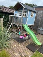Exit Loft 750 - houten speelhuis incl glijbaan, zandbak, Kinderen en Baby's, Speelgoed | Buiten | Speelhuisjes, Ophalen, Hout
