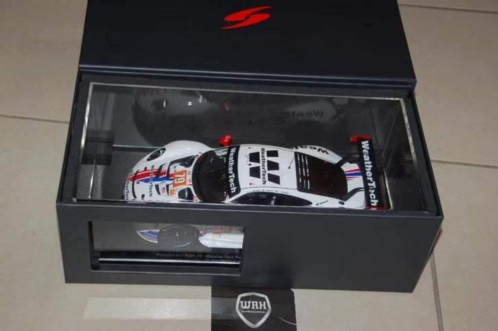 SALE Porsche 911 RSR-19 WeatherTech LM 2022 Spark 18S821 WRH, Hobby en Vrije tijd, Modelauto's | 1:18, Zo goed als nieuw, Auto
