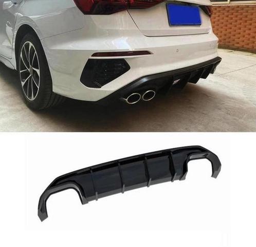 Audi A3 8Y RS3 S3 maxton look diffuser hooglans zwart, Auto diversen, Tuning en Styling, Ophalen of Verzenden
