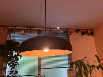 Plafondlampen (twee stuks) mat zwart beschikbaar voor biedingen