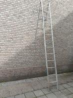 Aluminium ladder, Doe-het-zelf en Verbouw, Ladders en Trappen, Ophalen, Gebruikt, 4 meter of meer