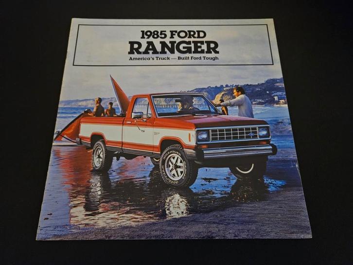 Brochure Ford Ranger 1985 USA, Boeken, Auto's | Folders en Tijdschriften, Zo goed als nieuw, Ford, Ophalen of Verzenden