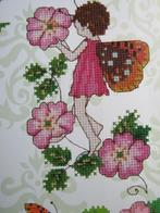 Borduurpatroon  Bloemenkind  nr 5677, Hobby en Vrije tijd, Borduren en Borduurmachines, Verzenden, Nieuw, Handborduren, Patroon