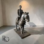 Bronzen Ridder te Paard – 33cm – 8,3kg, Ophalen of Verzenden, Brons