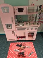Houten Speelkeuken - Roze, Kinderen en Baby's, Speelgoed | Speelkeukens, Ophalen, Gebruikt, Hout, Speelkeuken