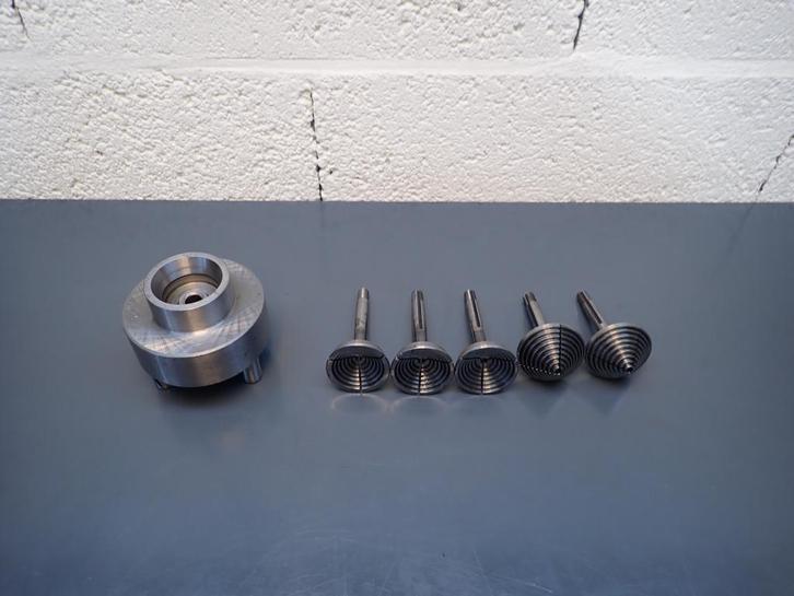 Komspantangen met Camlock D1-3 houder ( lorch spantangen ), Doe-het-zelf en Verbouw, Draaibanken, Gebruikt, Ophalen of Verzenden