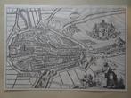 gravure plattegrond Zierikzee, Zeeland, Jan Luyken, 19e eeuw, Antiek en Kunst, Kunst | Etsen en Gravures, Verzenden