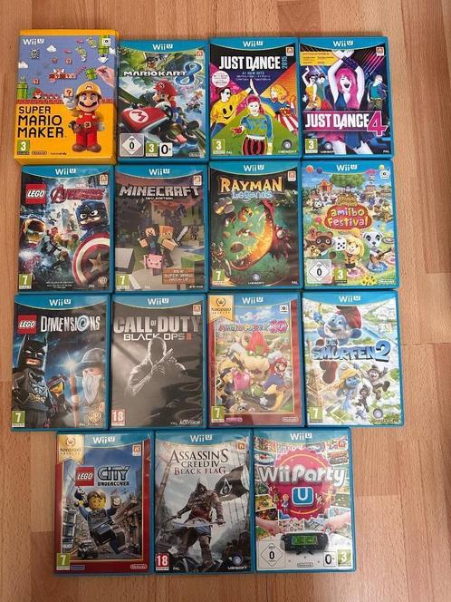 15 Originele WiiU Spellen, Spelcomputers en Games, Games | Nintendo Wii U, Zo goed als nieuw, 3 spelers of meer, Vanaf 3 jaar