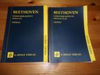 Beethoven - streichquartetten - studien edition 8x, Klassiek, Ophalen of Verzenden, Zo goed als nieuw, Viool of Altviool