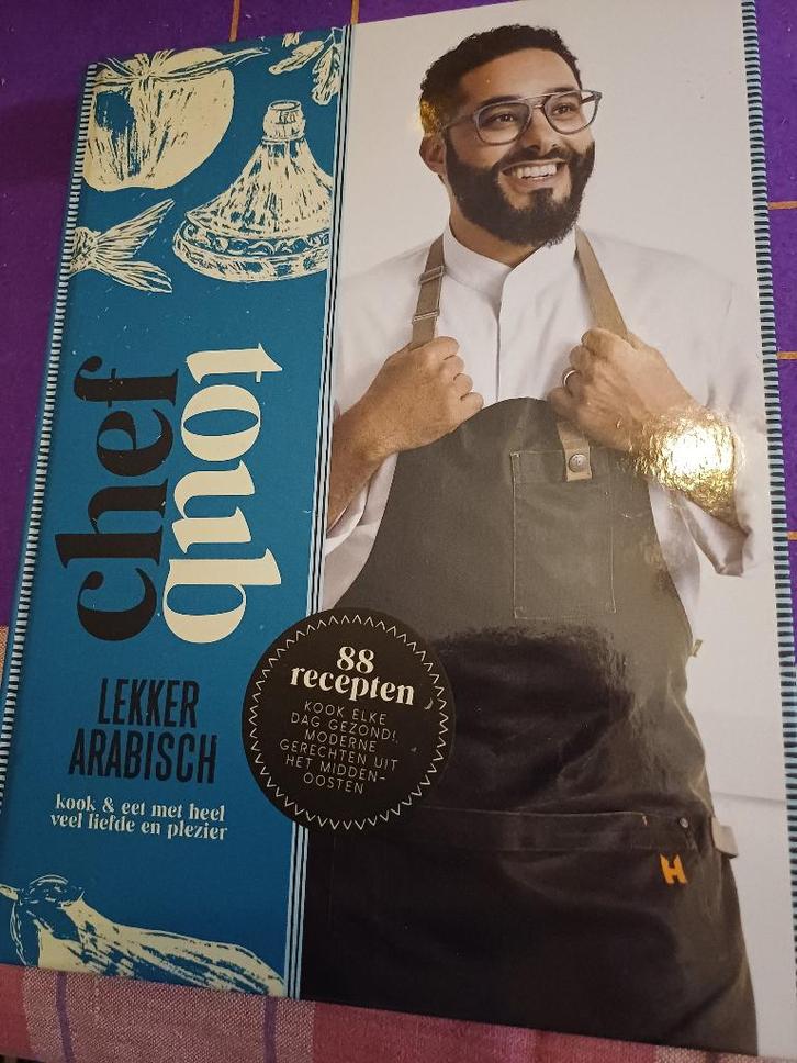 Mounir Toub Chef Toub Lekker Arabisch Hardcover, Boeken, Kookboeken, Gelezen, Midden-Oosten en Marokko, Ophalen