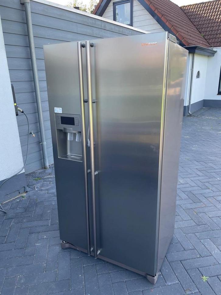 Amerikasnse koel- vriescombinatie, Witgoed en Apparatuur, Koelkasten en IJskasten, Gebruikt, Met aparte vriezer, 200 liter of meer