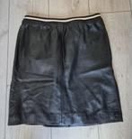 Zwarte Leren rok van Hema maat M, Maat 38/40 (M), Zwart, Ophalen of Verzenden, Zo goed als nieuw