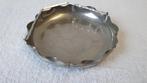 Vintage tinnen schaal met sierlijke rand, Antiek en Kunst, Antiek | Schalen, Ophalen
