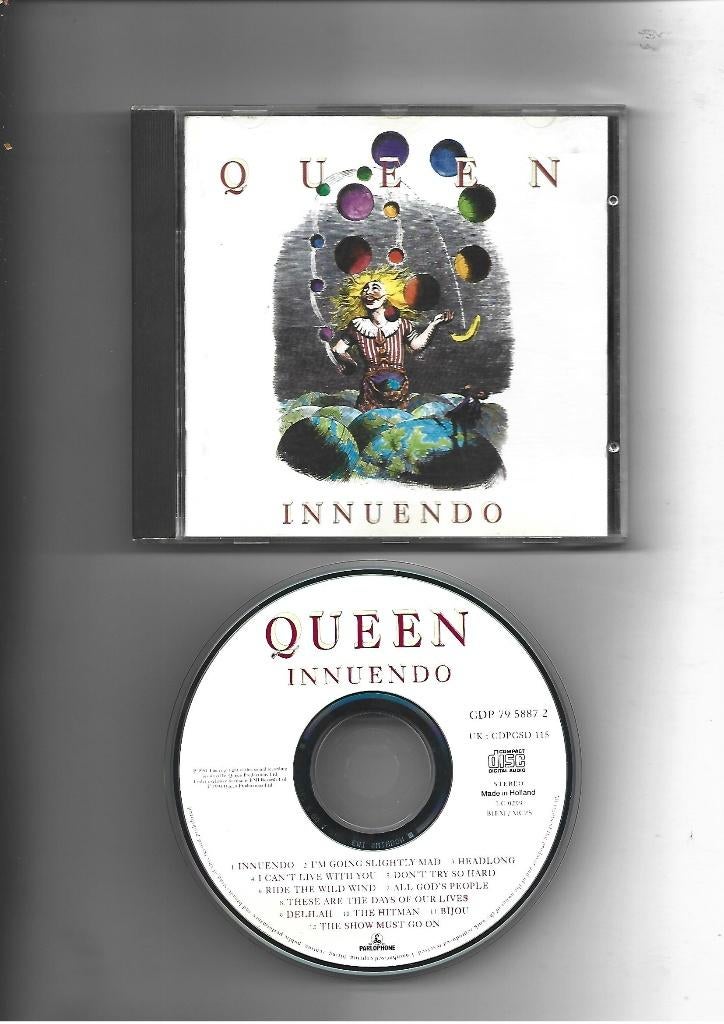 QUEEN CD INNUENDO -  1991, Ophalen of Verzenden, 1980 tot 2000, Zo goed als nieuw