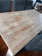 Houten Eettafel met Stoelen, Huis en Inrichting, Tafels | Eettafels, Gebruikt, 100 tot 150 cm, Eikenhout, Ophalen of Verzenden