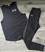Sportset Under Armour top en broek, Zwart, Overige typen, Ophalen of Verzenden, Zo goed als nieuw