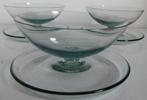Drie A.D. Copier - Leerdam IJscoupe's, Antiek en Kunst, Antiek | Glas en Kristal, Ophalen of Verzenden