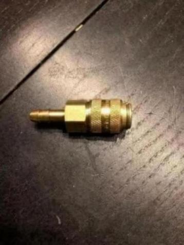 NIEUW Snelkoppeling (DN5) 6 mm slang, Messing 20st. €45,99 beschikbaar voor biedingen