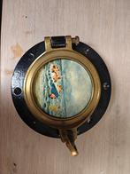 Koperen Patrijspoort met KNZHRM Schilderij, Ophalen