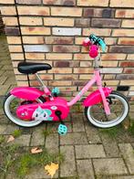 Roze B'Twin kinderfiets met eenhoorn, Fietsen en Brommers, Fietsen | Meisjes, Ophalen, 14 inch of minder, Btwin Decathlon, Handrem