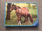 Ravensburger puzzel paarden 280 stukjes, Minder dan 500 stukjes, Gebruikt, Ophalen of Verzenden, Legpuzzel