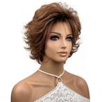 Pruik donker koperrood kort haar met plukjes model 3252, Sieraden, Tassen en Uiterlijk, Uiterlijk | Haarverzorging, Verzenden