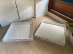 2 grote dienbladen, Huis en Inrichting, Woonaccessoires | Dienbladen, Ophalen, Zo goed als nieuw, Rechthoekig, Hout