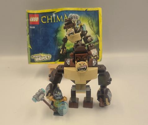 Lego Chima 70125 Gorilla legend beast, Kinderen en Baby's, Speelgoed | Duplo en Lego, Zo goed als nieuw, Lego, Complete set, Ophalen of Verzenden