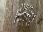 Vintage  Verzilverde Lepels en Vorken Set, Antiek en Kunst, Ophalen