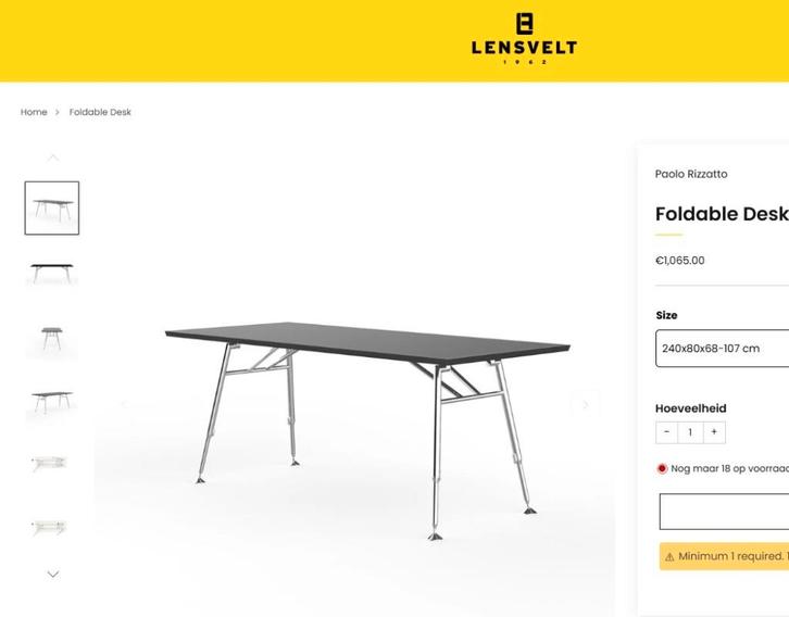 Modern bureau met verstelbare hoogte, Huis en Inrichting, Bureaus, Zo goed als nieuw, Bureau, In hoogte verstelbaar, Ophalen