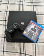 Playstation 4 / PS4 Pro 1TB + 1 Controller + Uncharted 4, Ophalen, 1 TB, Met 1 controller, Pro