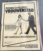 Filmposter Federico Fellini - La Citta Della Donna, Gebruikt, Ophalen of Verzenden, Rechthoekig Staand, Film en Tv
