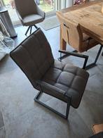 Industriële Eethoekstoelen, Huis en Inrichting, Stoelen, Ophalen, Gebruikt, Overige kleuren, Metaal