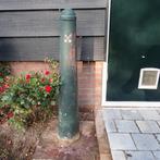 Amsterdammertjes 2 stuks met het wapen van Leiden., Ophalen of Verzenden, Gebruikt, Minder dan 180 cm, Palen