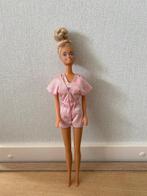 Barbie, roze jumpsuit, jaren 80/90, Kinderen en Baby's, Speelgoed | Poppen, Ophalen of Verzenden, Gebruikt, Barbie